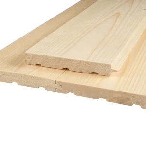 Dușumea Lemn Masiv Rășinoase 20×146 mm, Clasa AB, nut și feder