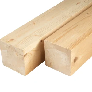 GRINZI LAMELARE 105 x 105mm, lemn rășinoase, Clasa AB