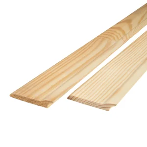 Plintă Lemn Masiv Rășinoase 13×70 mm, Clasa AB Îmbinat, Profil Finisaj Pardoseală