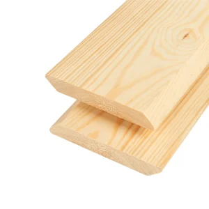 Lambriu din Lemn de Rășinoase 18×120 mm, Profil Rombus (Planken), Clasa AB